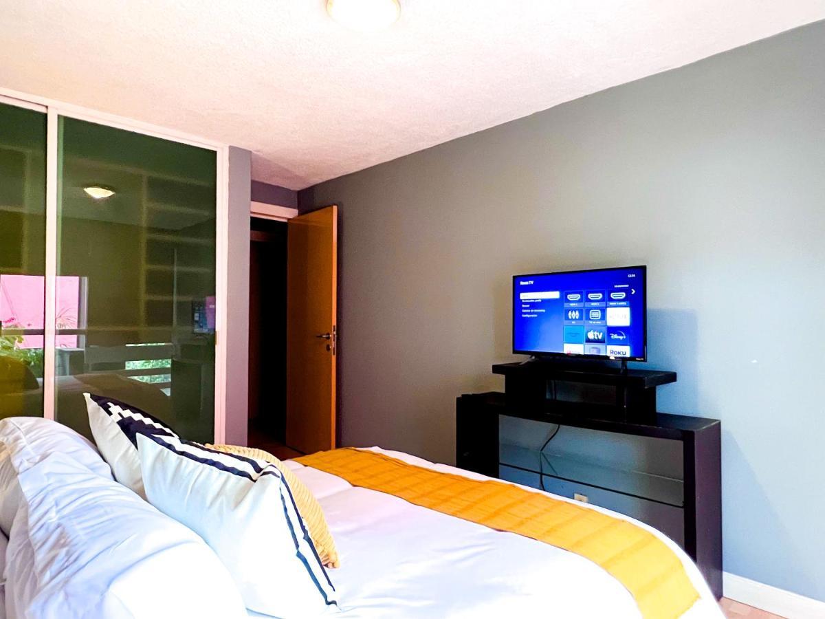 Linda Habitacion Cerca Del Angel Kota Meksiko Bagian luar foto