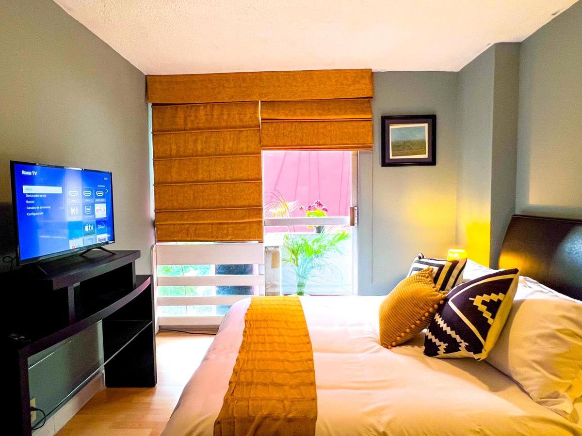 Linda Habitacion Cerca Del Angel Kota Meksiko Bagian luar foto