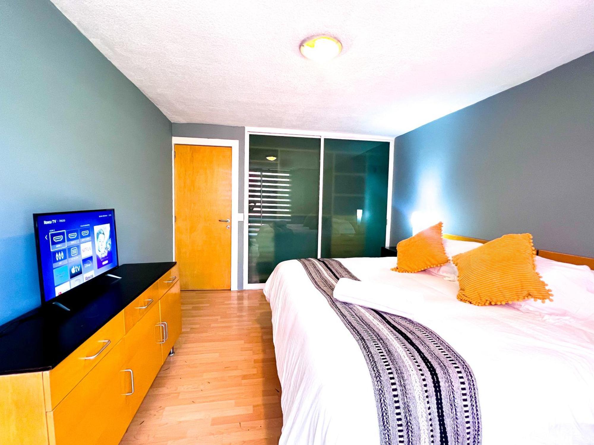 Linda Habitacion Cerca Del Angel Kota Meksiko Bagian luar foto